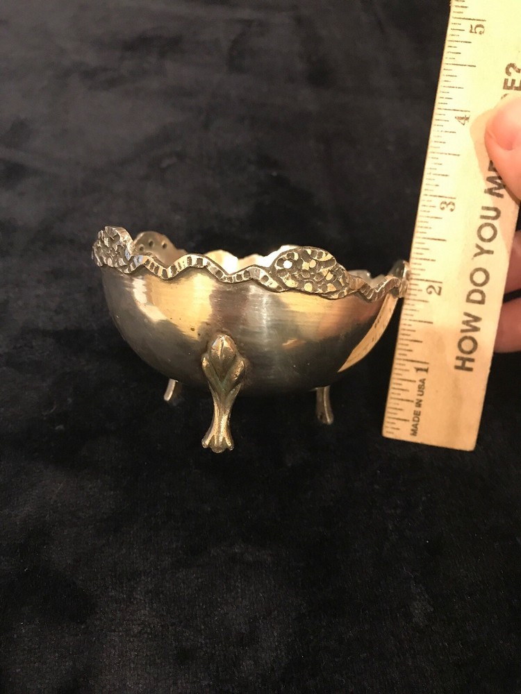 Antique 800 Silver Footed Dish