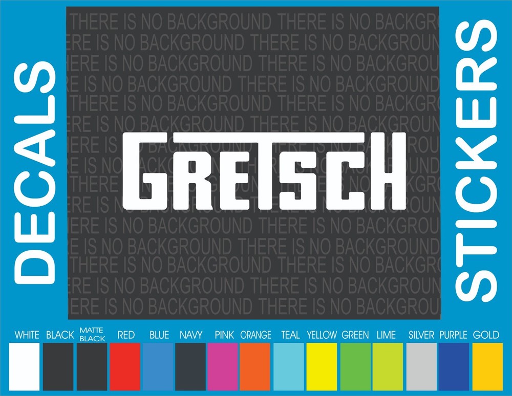 Like GRETSCH guitar decal sticker 9