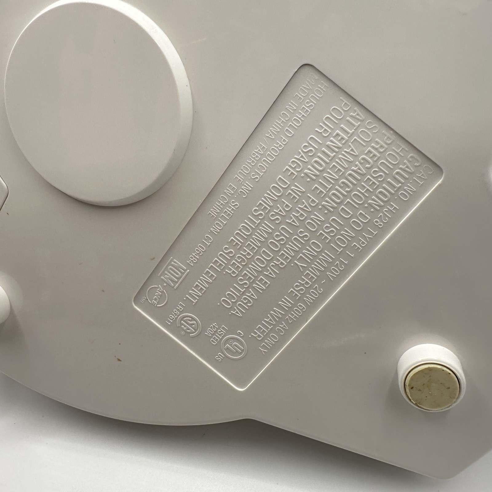 Black & Decker Handy Juicer HJ28 Power Motor Base Replacement Parts Tested