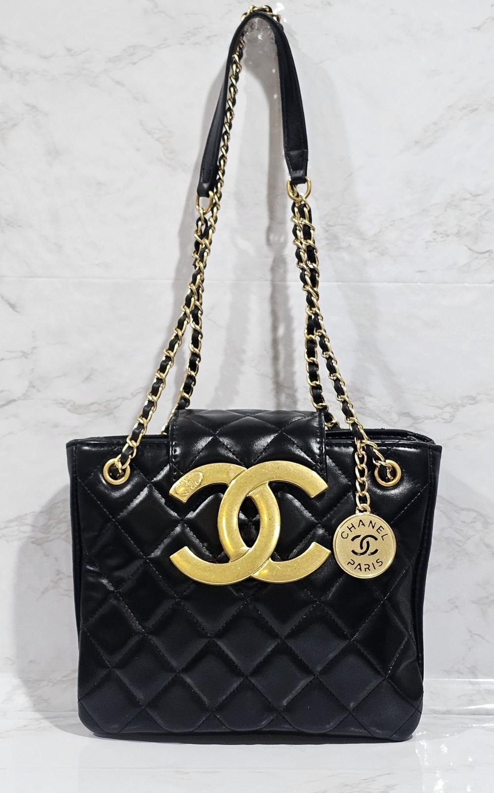 Chanel Makeup Black Quilted CC Bag - VIP Gift