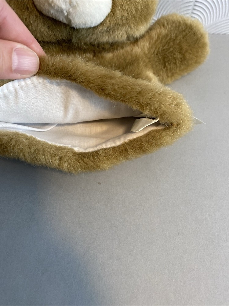 Teddy Bear Hand Puppet Brown Plush