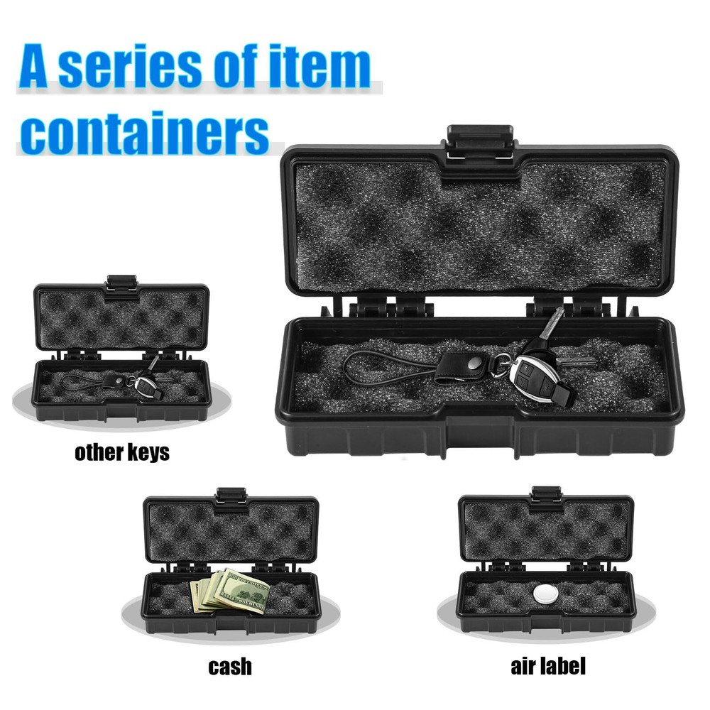 Magnetic Hidden Stash Box under Car Secret Compartment Security Safe Container