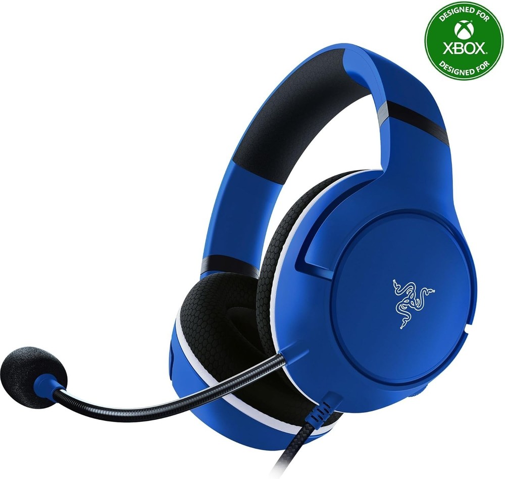 Razer Kaira X Wired Headset - Shock Blue