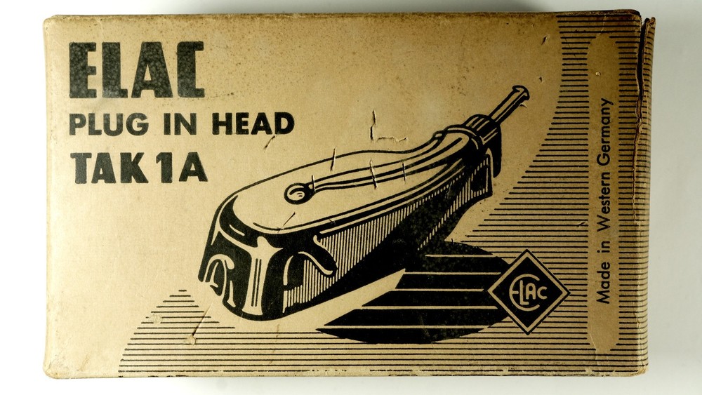 Original ELAC TAK 1A Headshell Clean & Complete XA-100 Turntable