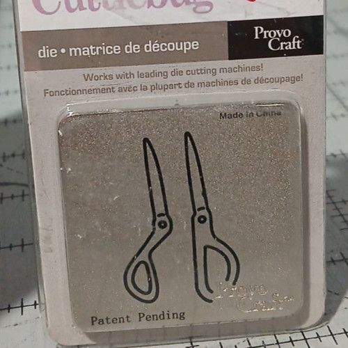 Provo Craft Cuttlebug Cutting Die Scissors Design