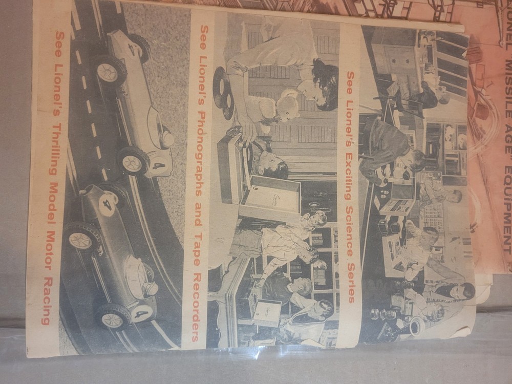 Vintage Lionel Train Catalogs