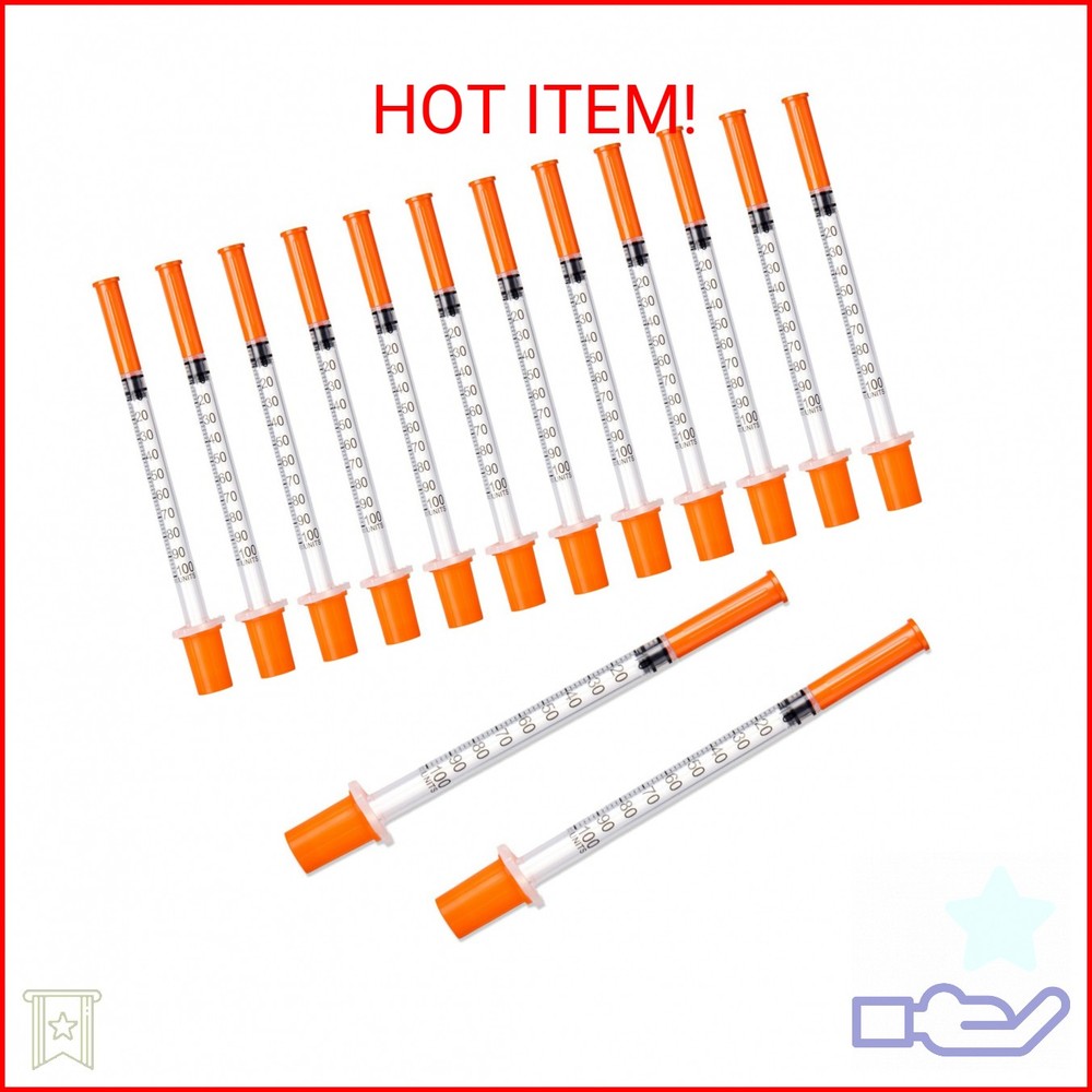 NITYLNRE Disposable Syringe, Individual Wrapped, 30PACK