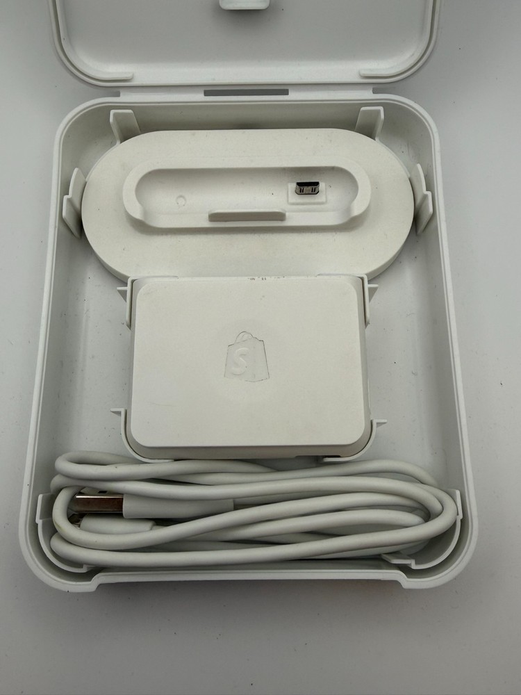 Shopify Chip & Swipe Card Reader White Model S1701 w/ Dock & USB