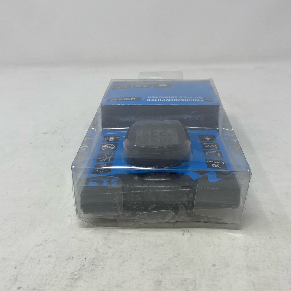 M-Wave M30HCW Wireless Bicycle Computer Black, HR/Cadence Capable