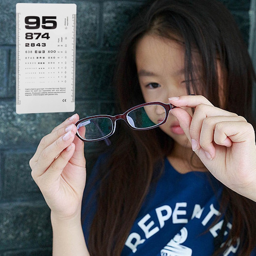 Vision Test Chart for School Screening Device Optometry Equipment Poster