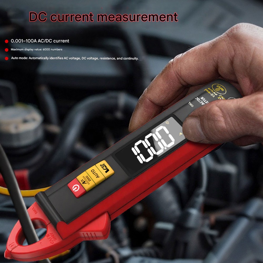 BSIDE UX1 Mini Clamp Meter Digital AC DC Current Voltage Temperature MultimeteCb