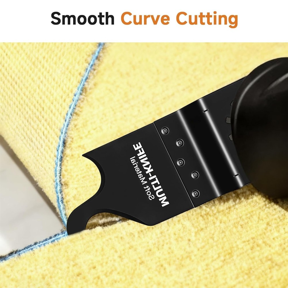 Oscillating Multi Tool Hook Knife Blade 3 Pack Roofing Soft Material Cutting