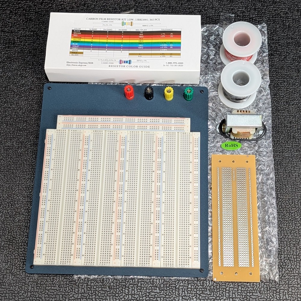 NEW Electronics Project Lot | Tools Weller Xcelite | Components Breadboard ICs