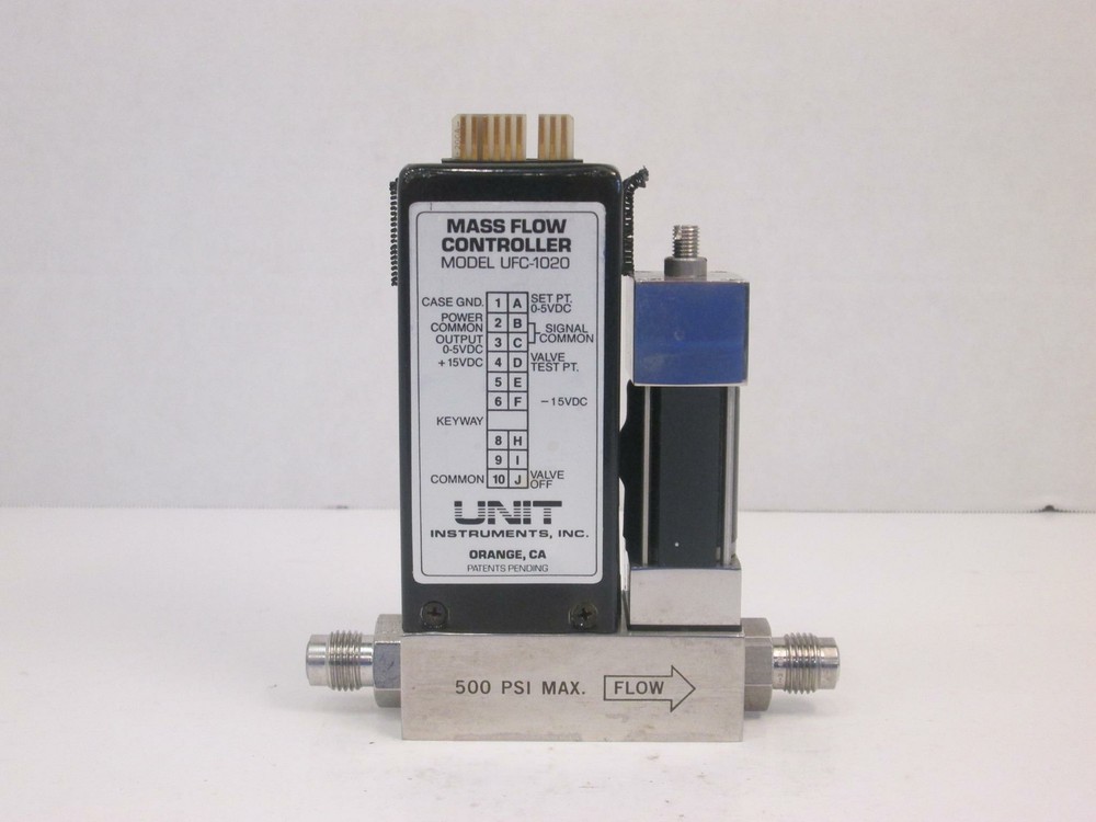 Unit UFC-1020 Mass Flow Controller MFC, SF6, 200 SCCM