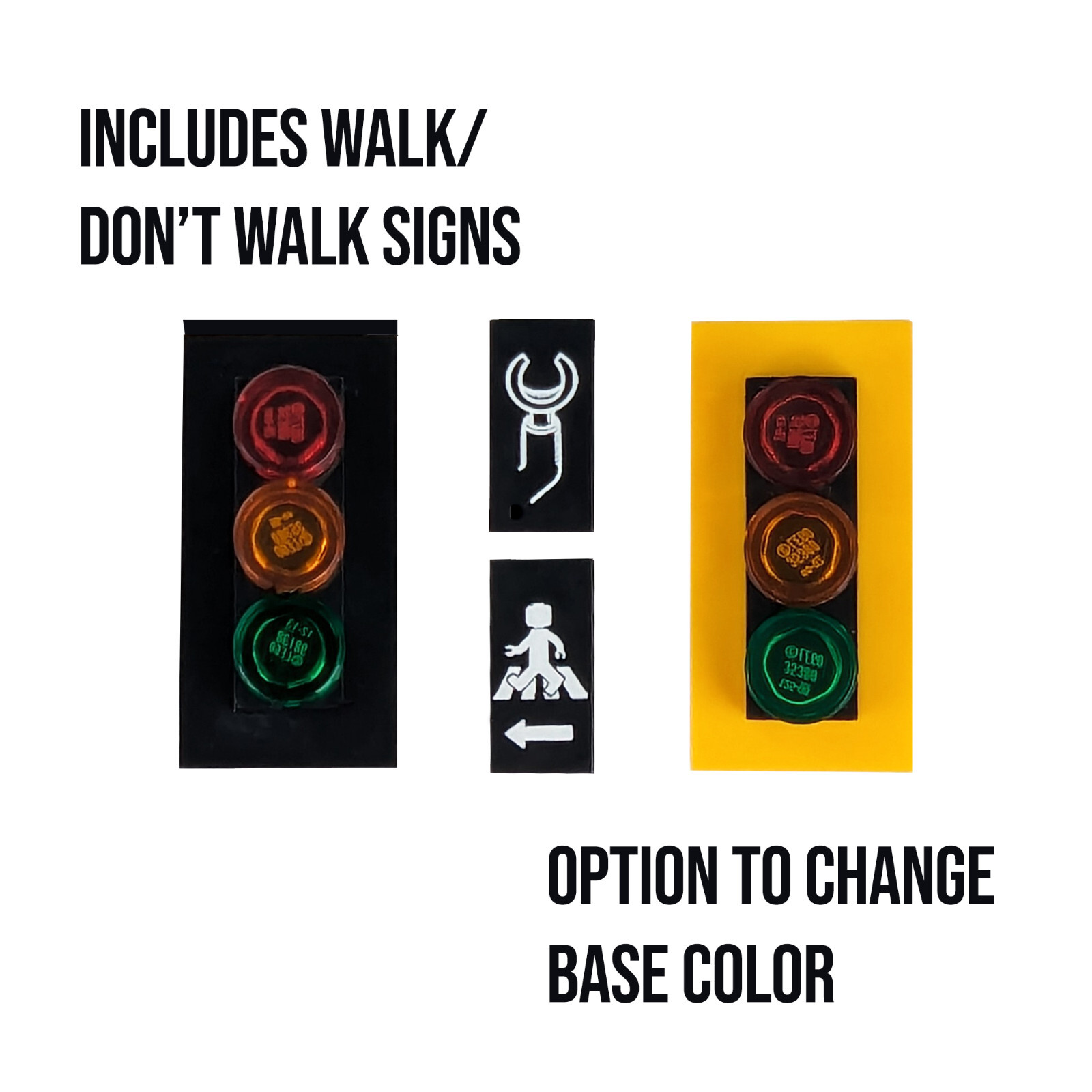 Traffic Lights for L City - Double Light - Custom Printed