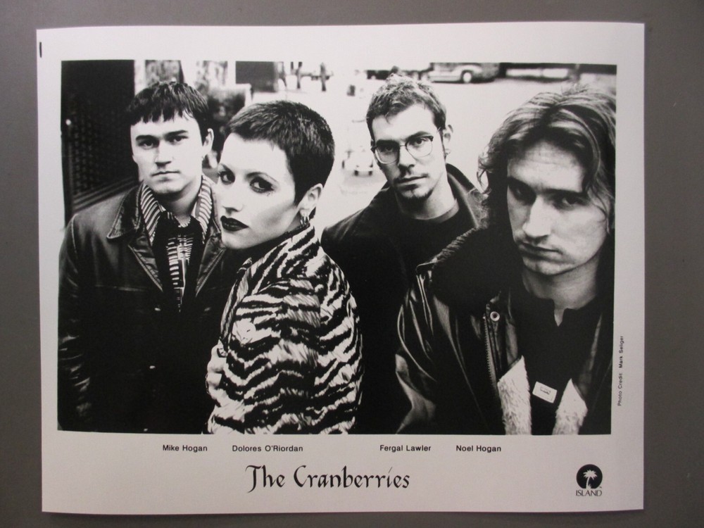 The Cranberries black & white 8X10 glossy press photo  !