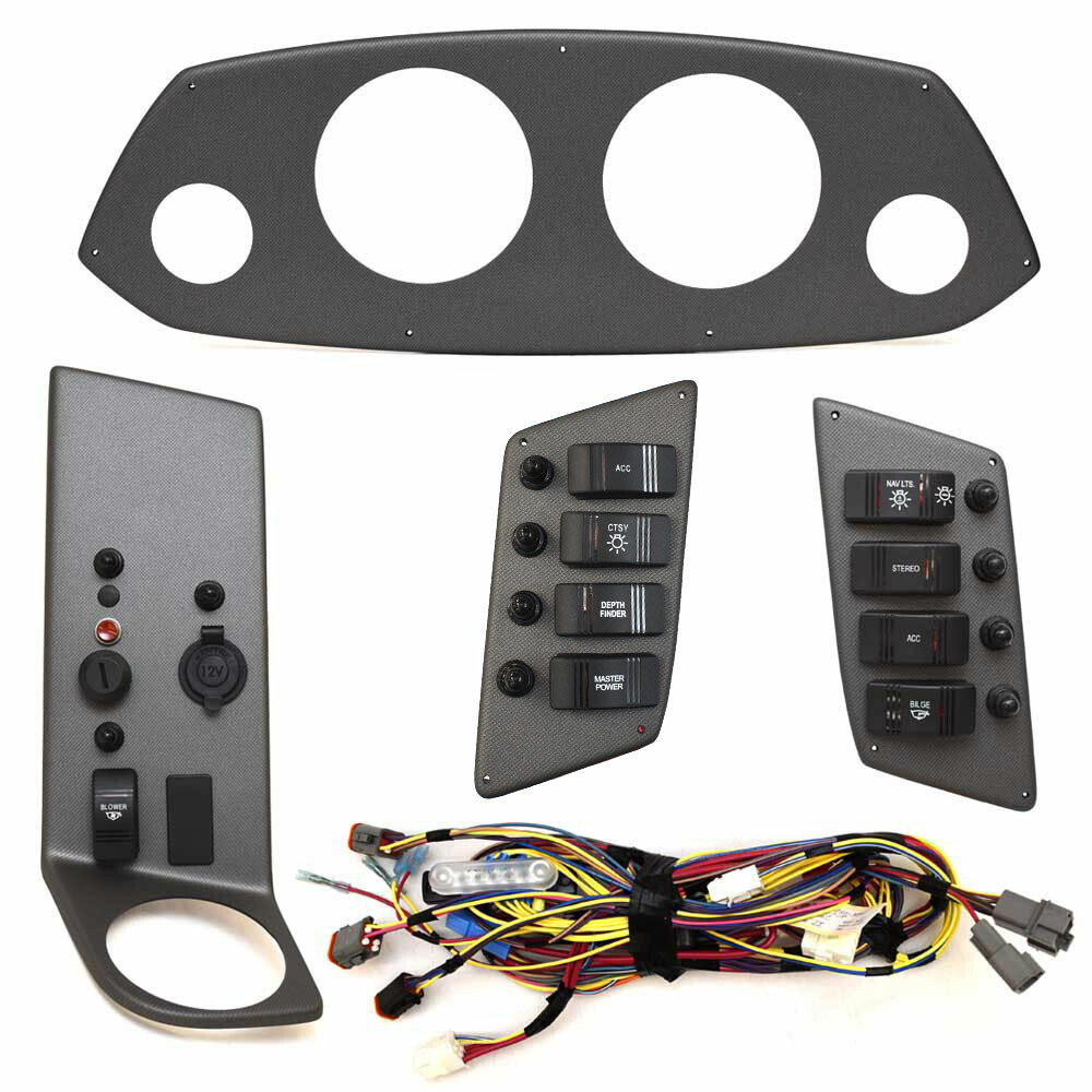 Larson Boat Dash Panel Kit 5766677 | LXH 189 IO Gray (5PC)