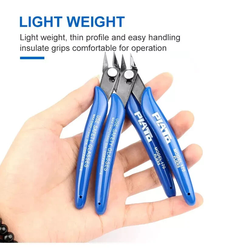 3D Printer PLATO 170 Diagonal Pliers Universal Side Cutting Nippers Cutters 2PCS