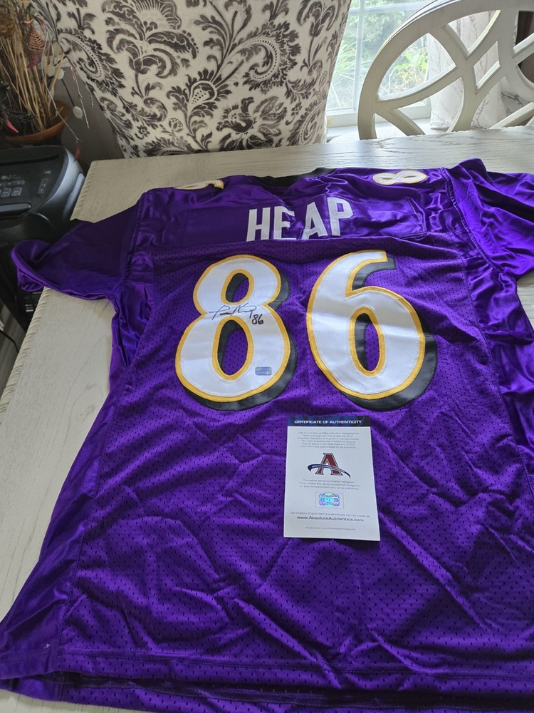 Todd Heap Autograph Custom Jersey Aaa Certificate