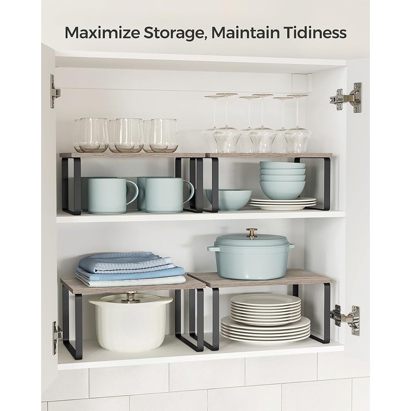 Adjustable Kitchen Spice Rack Organizer Sturdy Storage Shelf Easy Assembly New