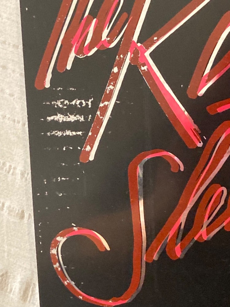 The Kinks 1977 Two-Sided Mylar Promo Poster Sleepwalker A