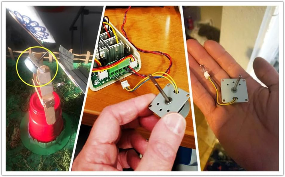 Micro 3 Phase AC Mini Hand Brushless Motor Generator Model Science Experiment...