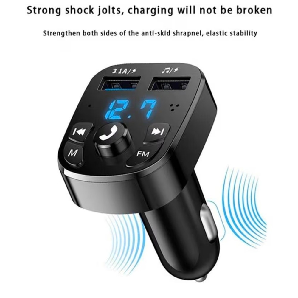 FM Bluetooth Transmitter for Car, Wireless, Car Kit MP3 Player