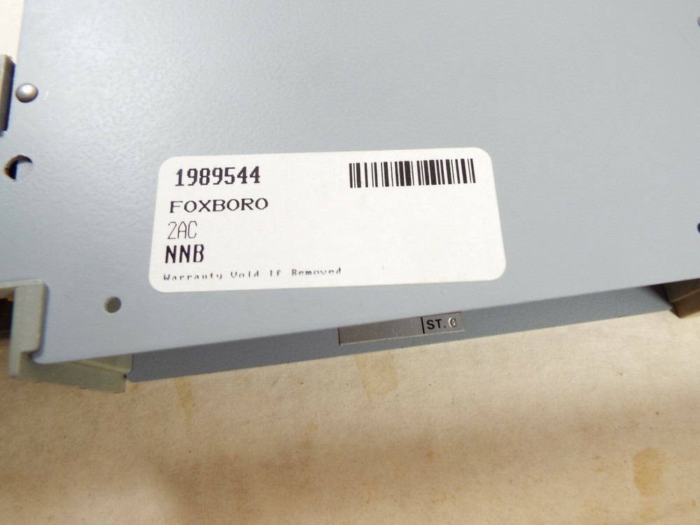 FOXBORO 2AC ST.C CONTROL UNIT CARD HOLDER