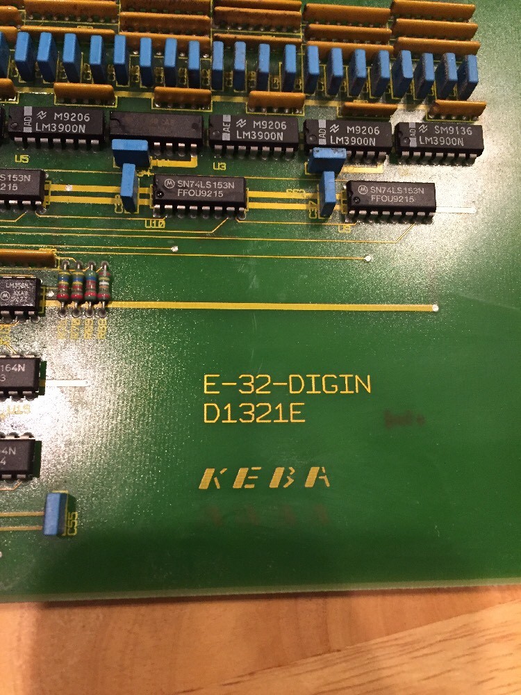 Keba E-32-DIGIN D1321E ENGEL CC90 & EC88 INPUT MODULE