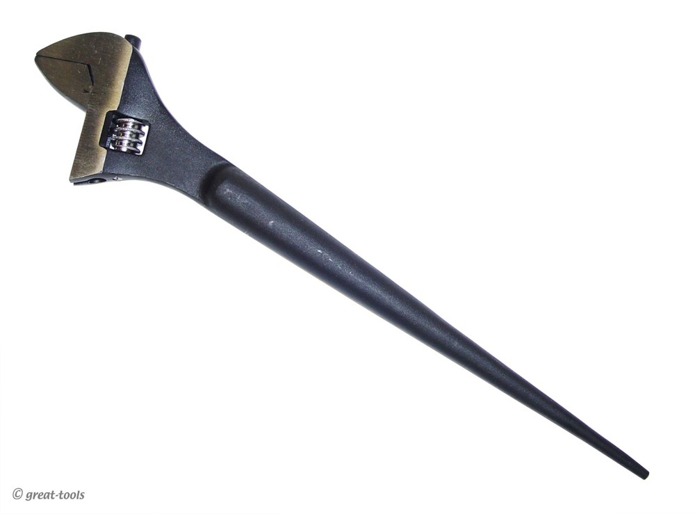 16" ADJUSTABLE ERECTION WRENCH – hand tool tools spud construction wrenches