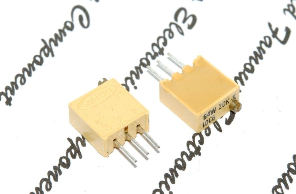 4pcs - SPECTROL 20K 25-Turns Variable resistor Potentiometer / Trimmer 64W