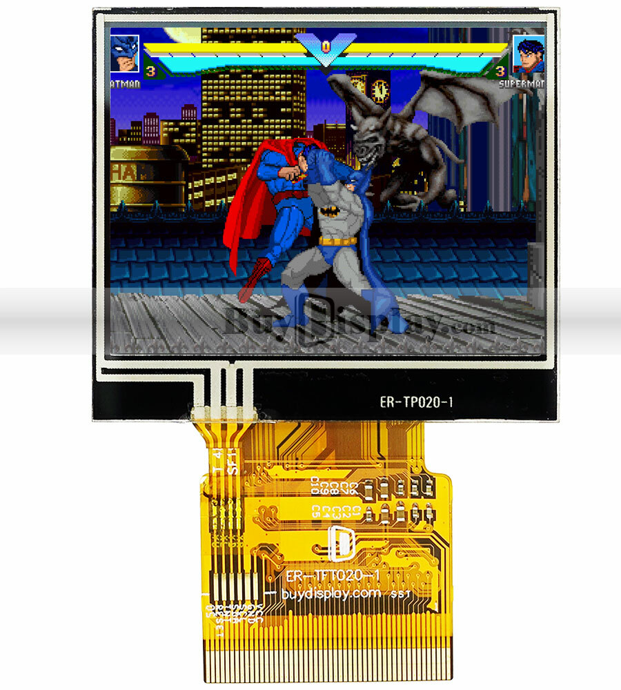 Serial SPI 2" inch TFT LCD 320x240 Touch Screen Display,with ILI9342 controller