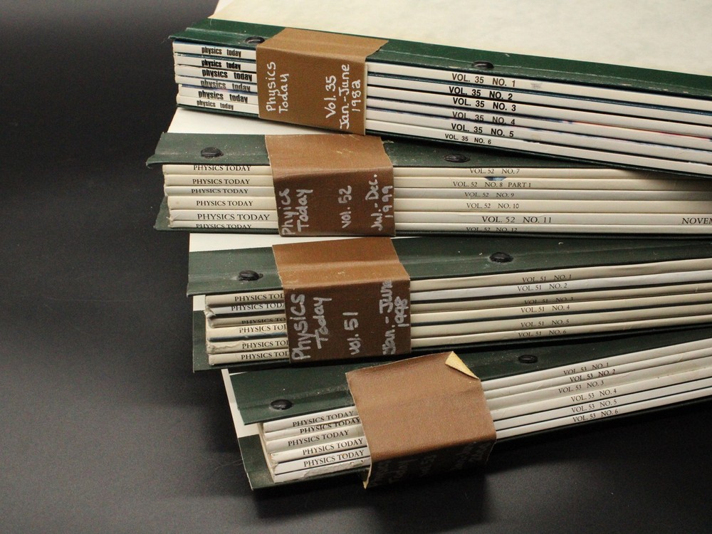 Physics Today Magazine 6 Issue Volume Year Sets – 1979-2007 Math Science