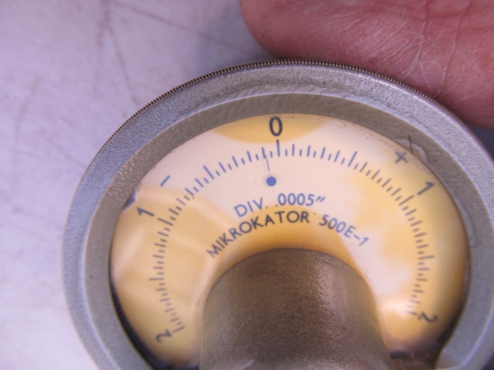 CEJ MIKROKATOR 500 E-1 Dial Indicator .0005" Precision Comparator