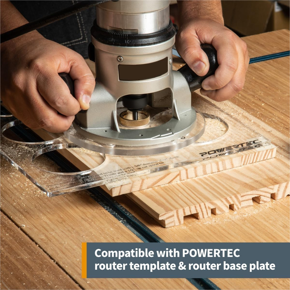 Router Guide Bushing Solid Brass 5/8", Short Shank Precision Router Bushings Tem