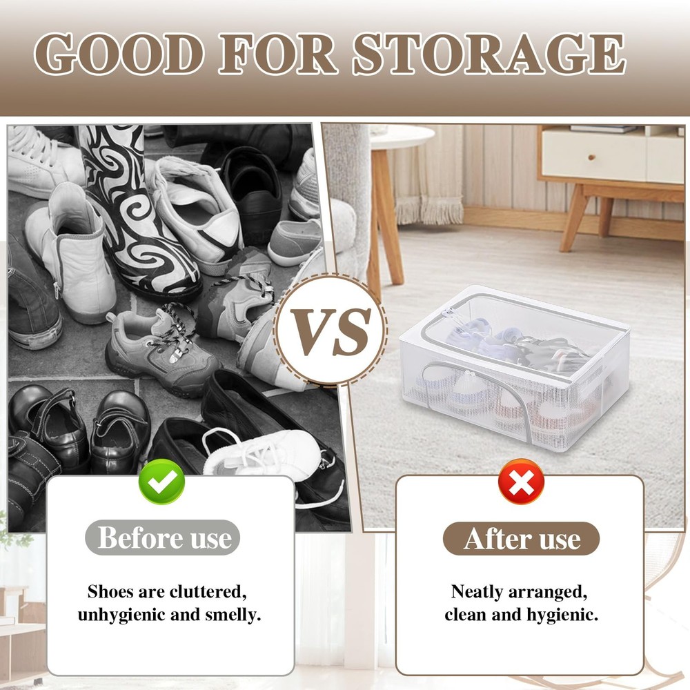 Foldable Under Bed Storage, Underbed Storage Bags Organizer Container, Under ...