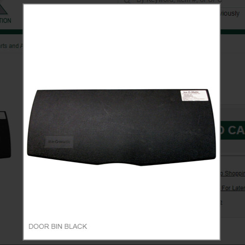 DOOR BIN BLACK # 9051525-04