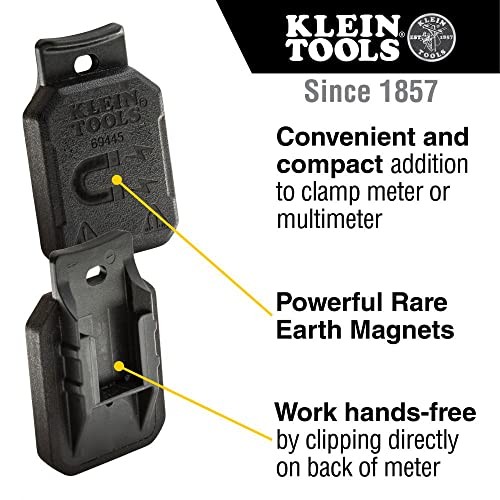 Klein Tools 69445 Magnetic Hanger Without Strap for Clamp Meters and Multimeters