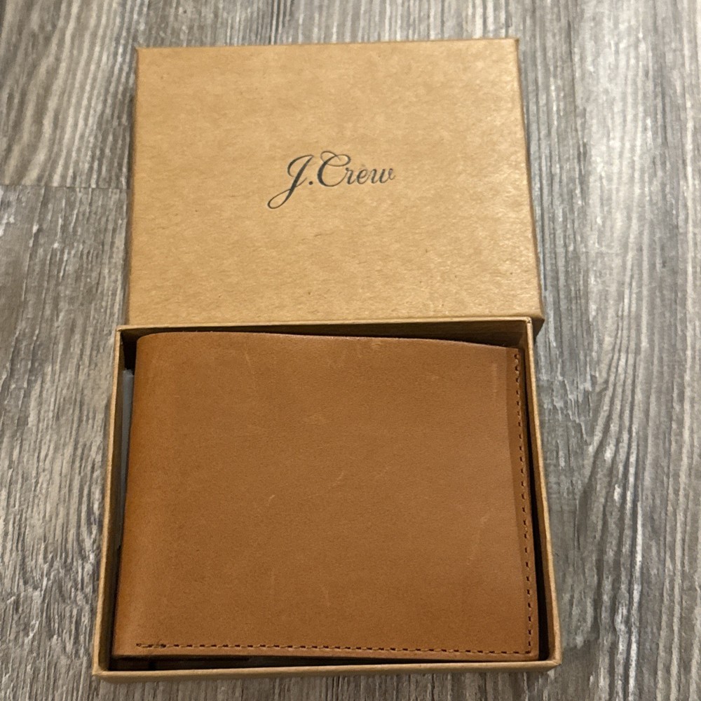J. Crew CLASSIC Bifold Leather Wallet