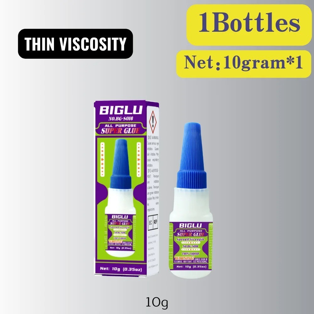 General Purpose Super Glue CA Adhesive Thin Medium Thick Quick Bond