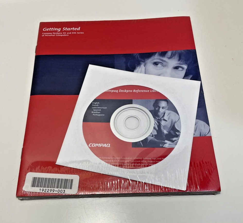 Compaq Deskpro En Quick setup + Compaq Deskpro Reference Library Sealed Vintage