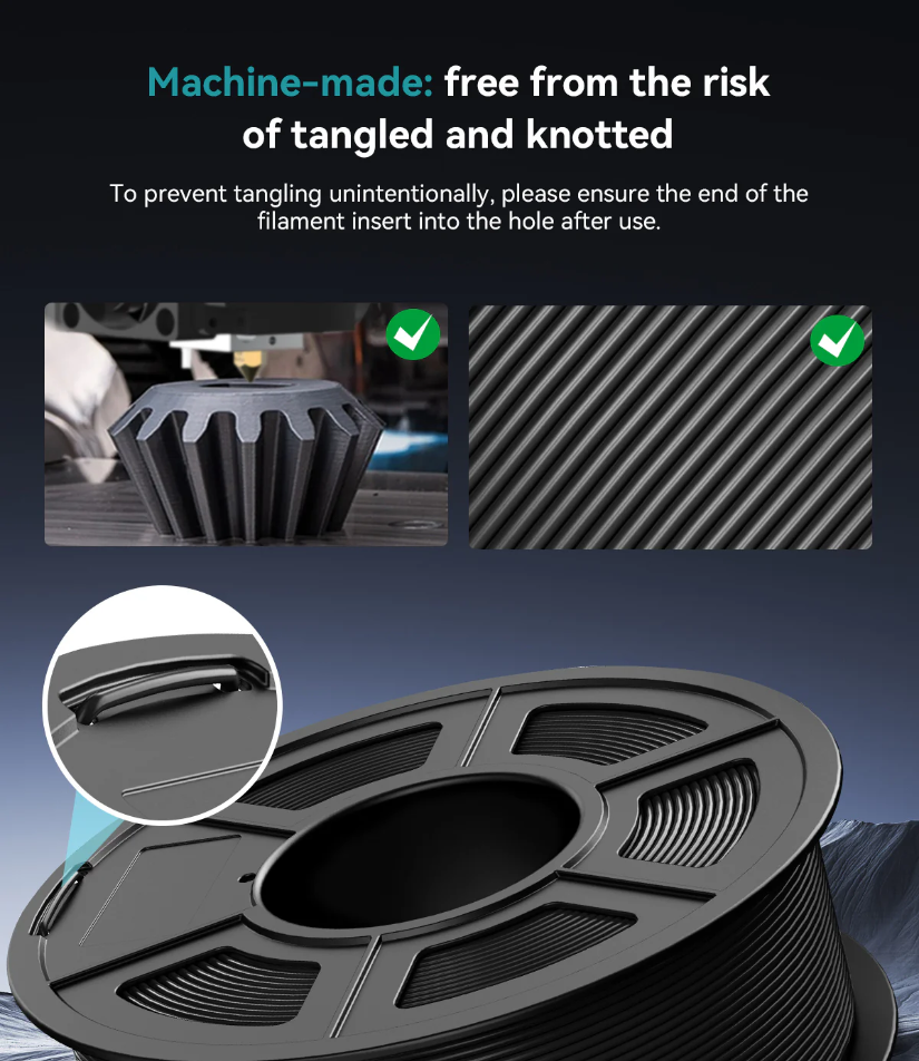 5x1KG 5x10KG 20x1KG Sunlu 1.75MM PLA Filament For 3D Printer 1KG Spool