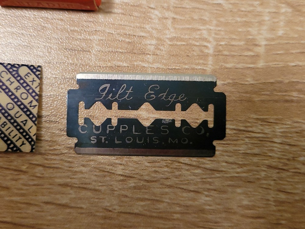 WW2 Port Double Edge Blades USA Steel