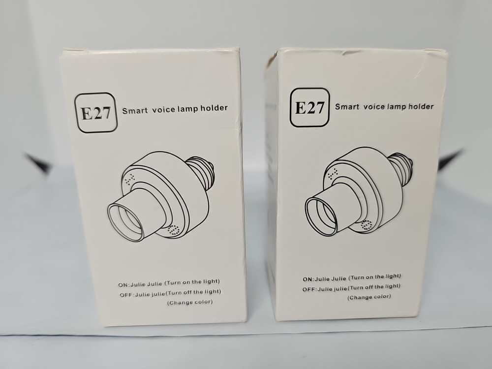 E27 Wireless Lamp Holder For Voice Control ( 2 Pack)
