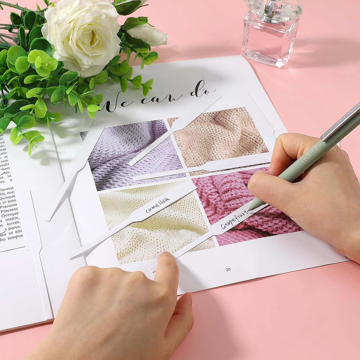 200 PCS Perfume Test Strips Paper Disposable White Perfume Paper Strips, Perfume