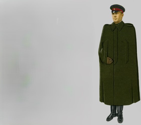 uniform USSR soviet Army officers raincoat cape military tent hunting fishing