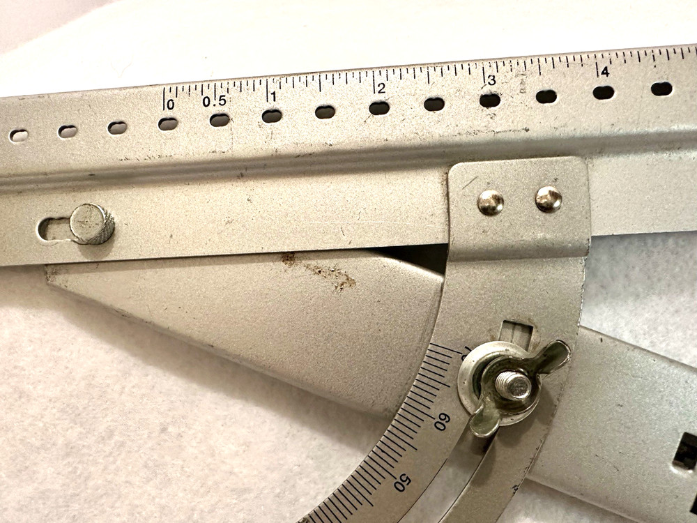 Tool Shop Metal Protractor