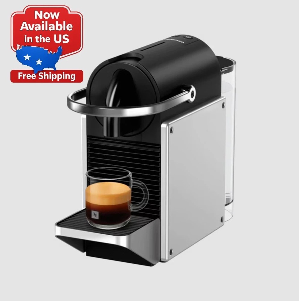 Nespresso Pixie Silver Redesign, Espresso Machine