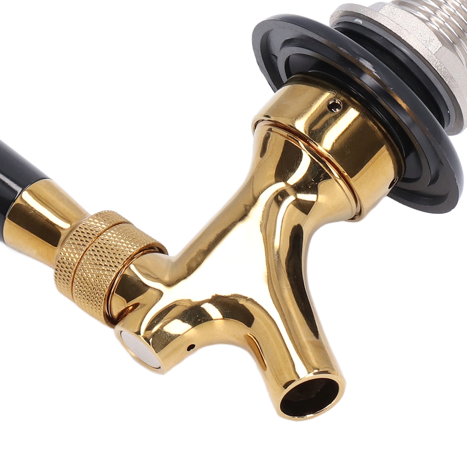 Commercial Kegerator Draft Beer Faucet for Keg with Beer Tap Plug & Tap Handle