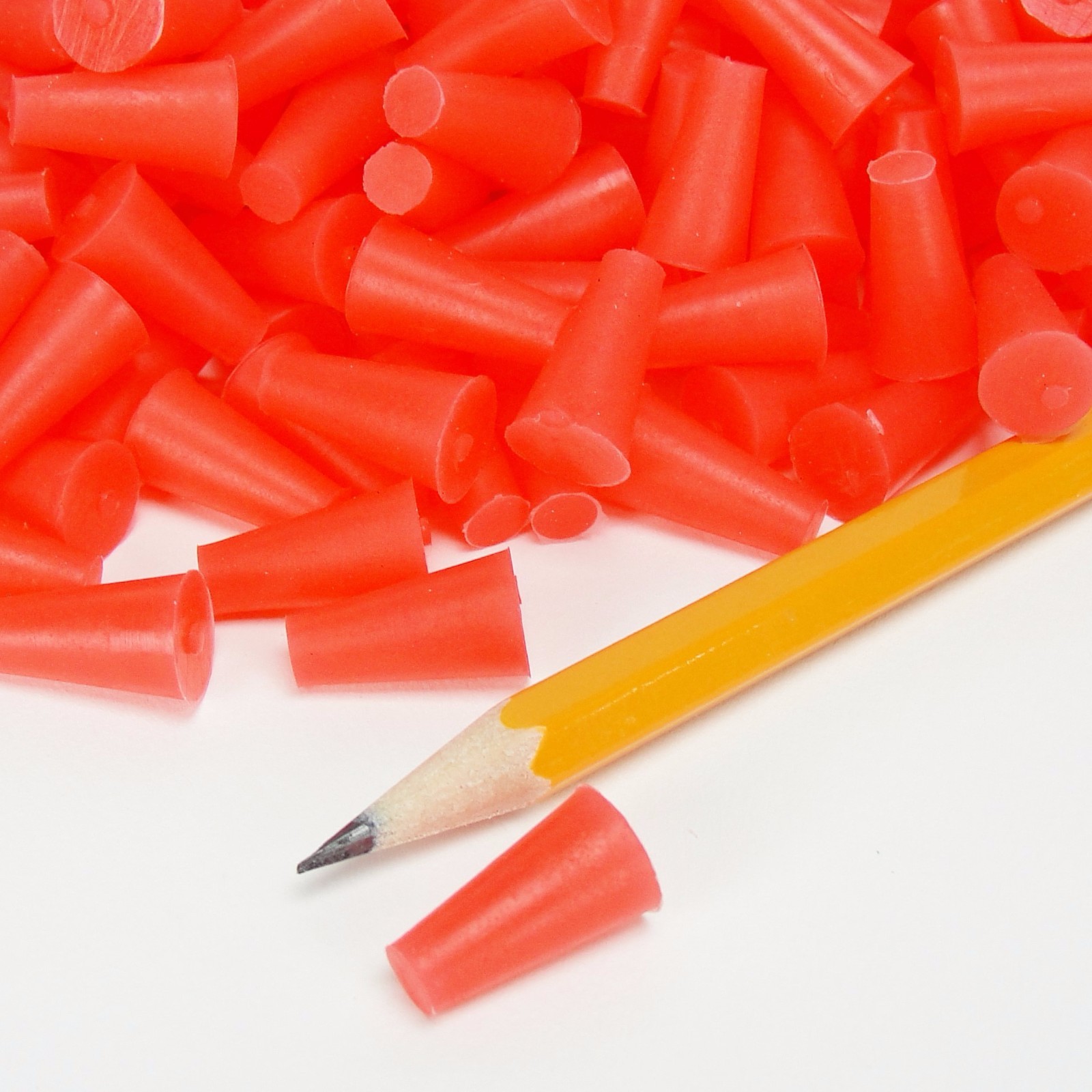 High Temp Masking Supply .187" x .343" STP103 Silicone Rubber Plugs - 250 Pack